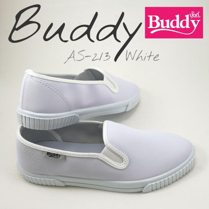 Buddy AS-213 รองเท้าผ้าใบ(PVC) ของแท้จากโรงงาน สั่งซื้อขั้นต่ำ 24 คู่