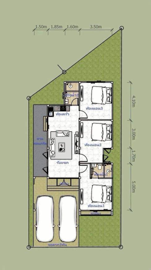 🏡 บ้านเดี่ยว 3 ห้องนอน (เฟส6) ภาพที่ 14